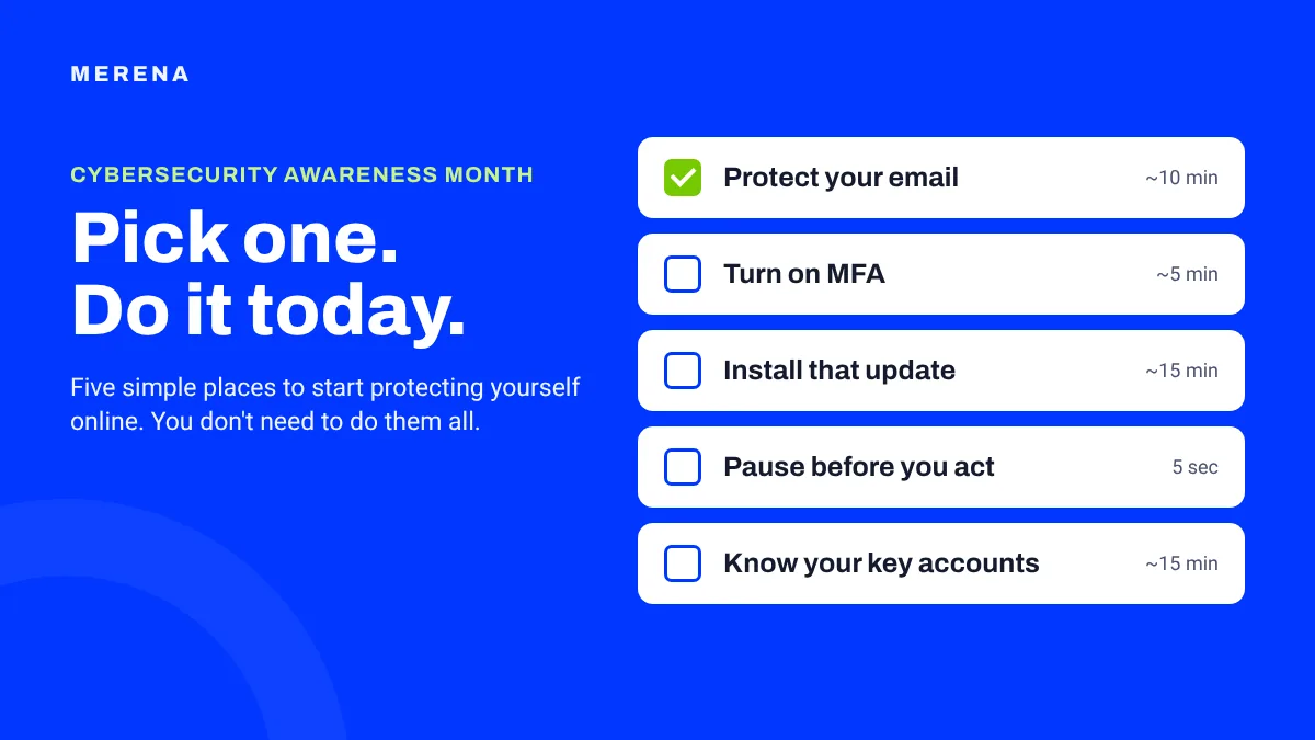 Cybersecurity Awareness Month Tips: Where to Actually Start